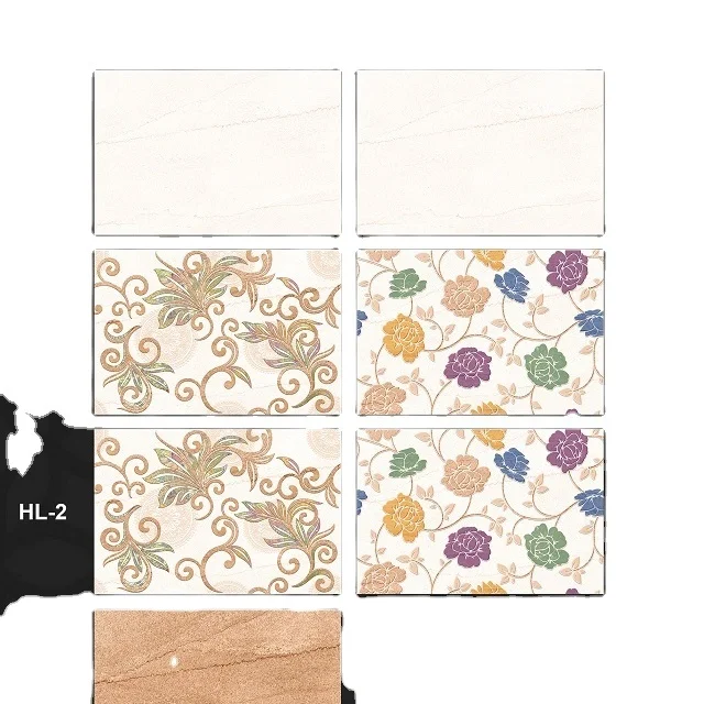 Most Selling good looking ceramic decorative  wall tiles 300x450 mm living room designs glossy finish