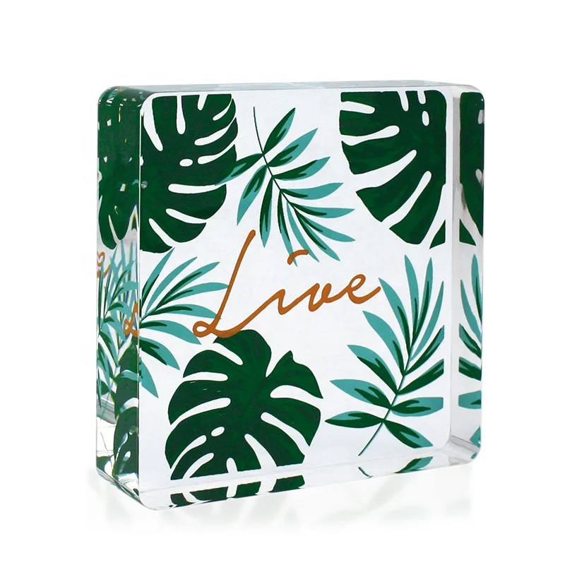 Promotional Cube Rectangle Shape Card Holders Note Clip