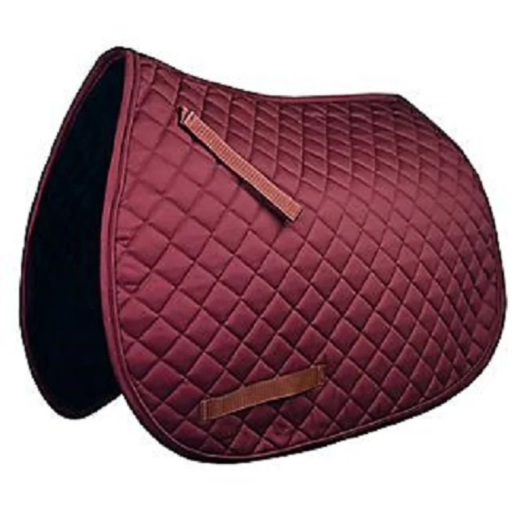 Best quality saddle pad horse High Quality Custom Cotton Fabric All Purpose Horse Riding Equestrian Equipment