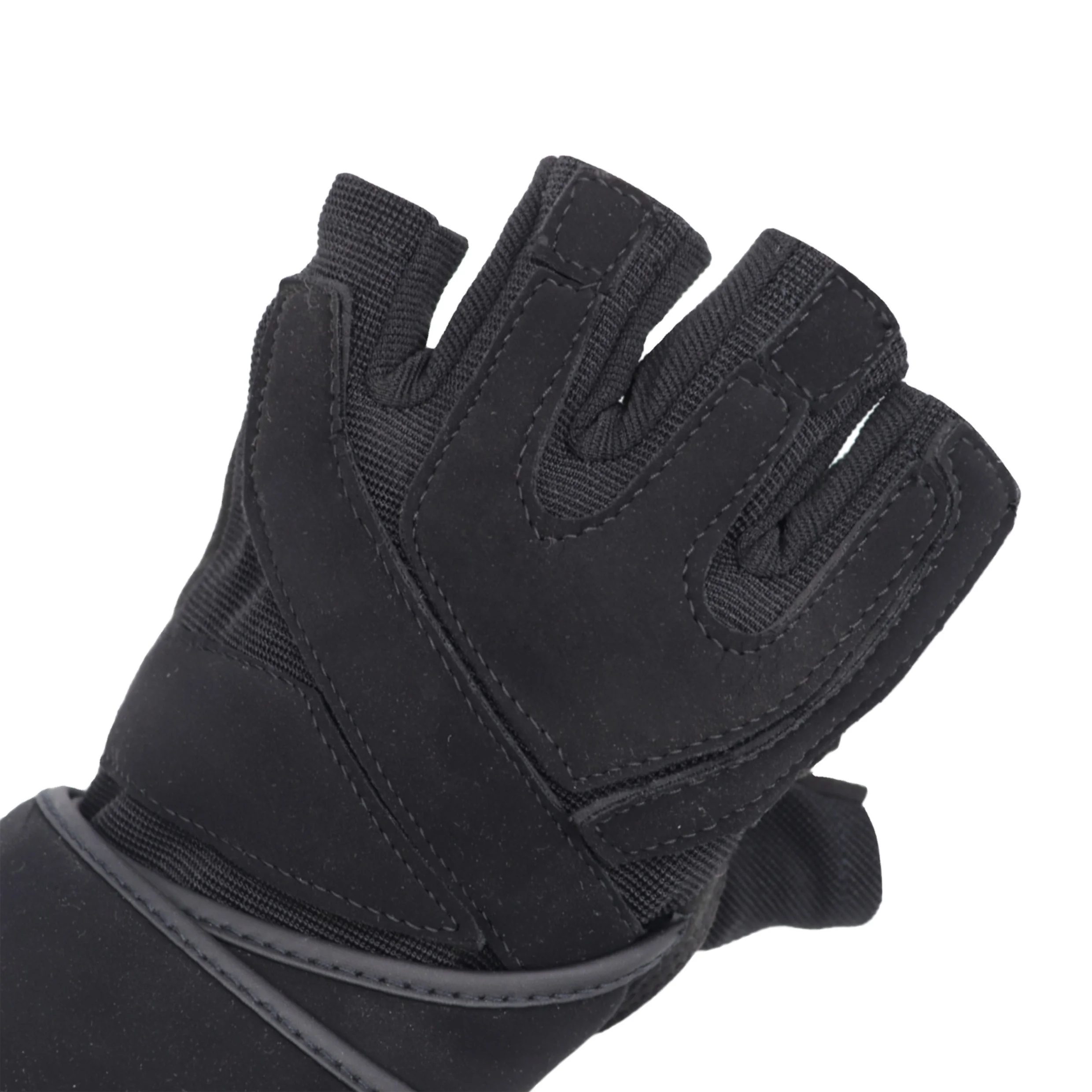 Best selling custom logo Half Finger Fitness Gloves Anti Slip Shockproof PU motorcycle racing gloves