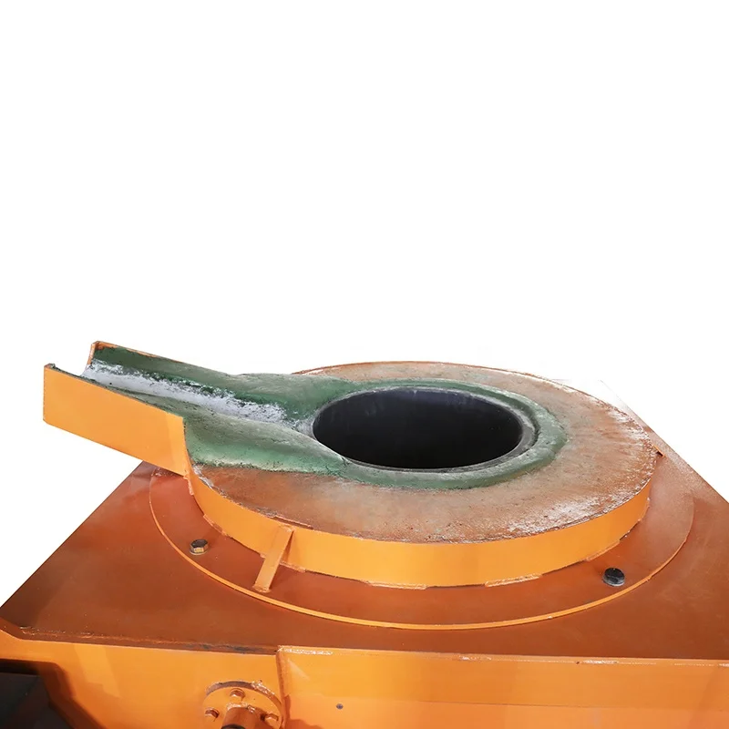 High frequency induction heater casting furnace high temperature furnace graphite crucible copper aluminum smelting furnace500KG