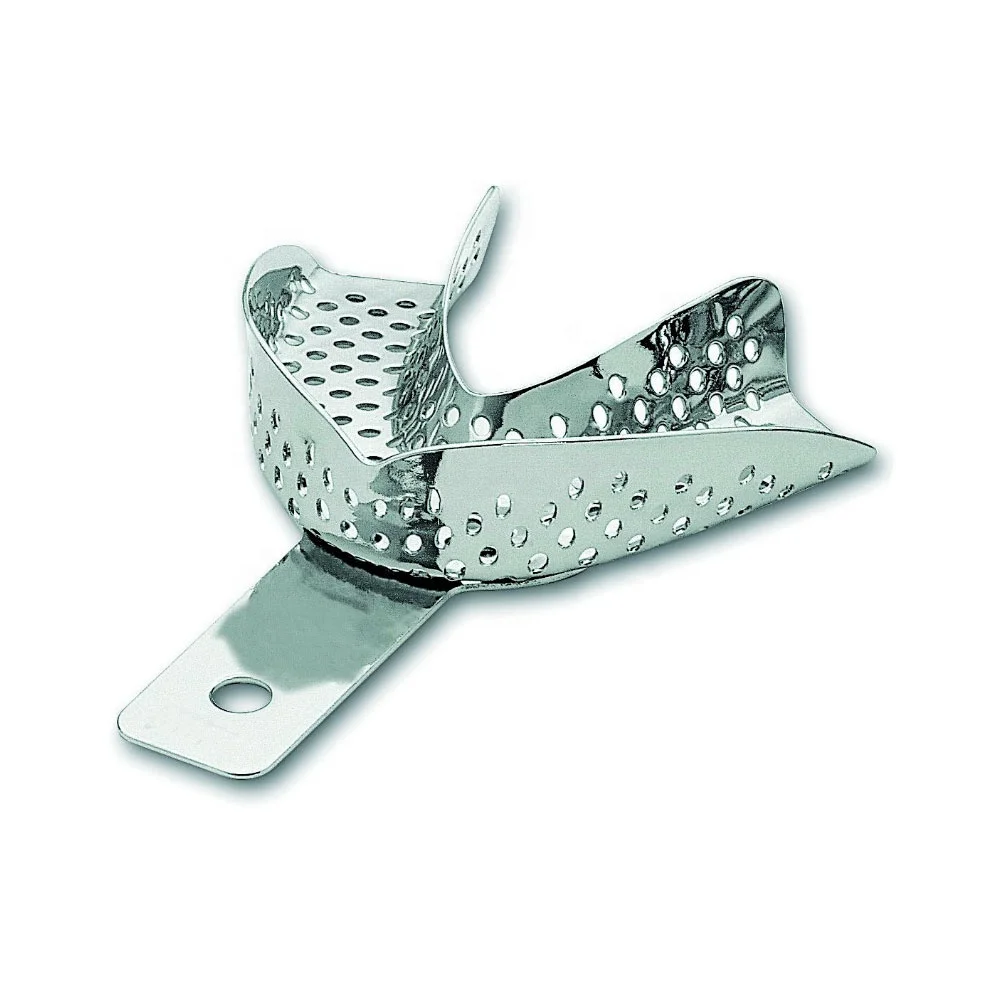 Perforated Dental Impression Trays Stainless Steel Autoclavable Denture Dentistry Orthodontist Instruments Tools
