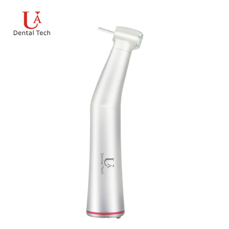 UAdental Popular Small Jitter 1:5 Speed Increasing Red Ring Contra Angle Dental Handpiece