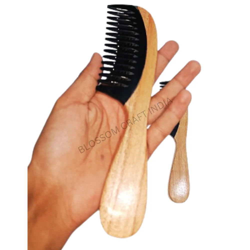 Handmade Cow Buffalo and Ox Horn Hair combs at Best Price