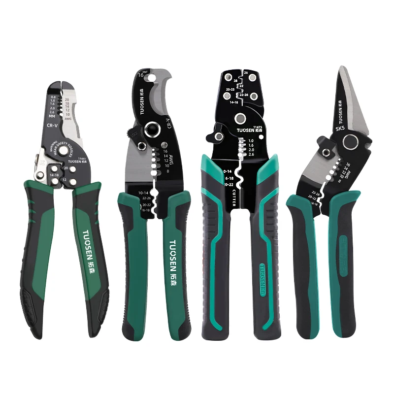 High Quality Electrician Tools Steel Cable and Cooper Wire Cutter Binding Wire Crimp Plier for DIY Applications