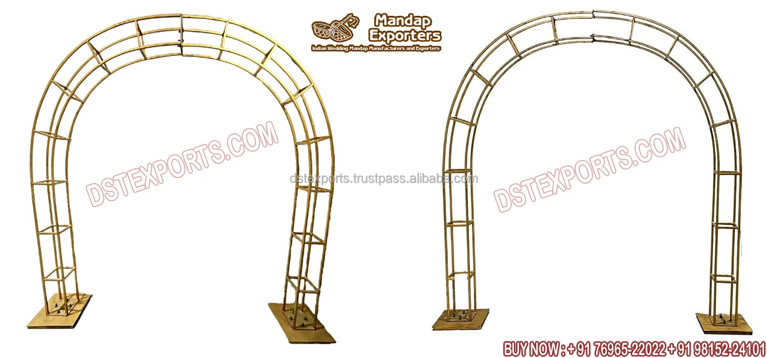 Trending Gold Metal Stands For Welcome Gate Reception Night Metal Stand Welcome Gate Welcome Gate Metal Arches For Wedding
