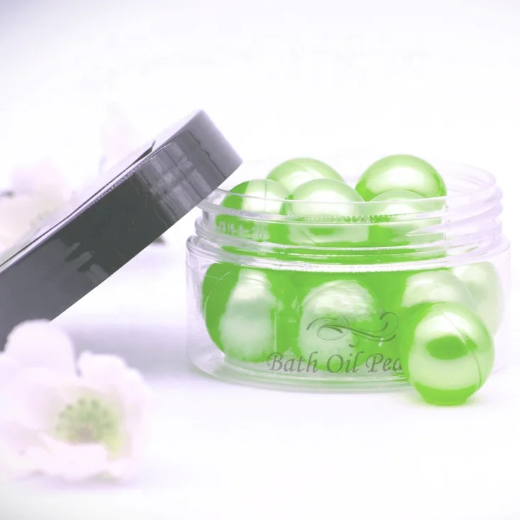 Bath promotional gift bath oil pearls for body relaxing and moisturizing personal lubricant skin care oil bath beads