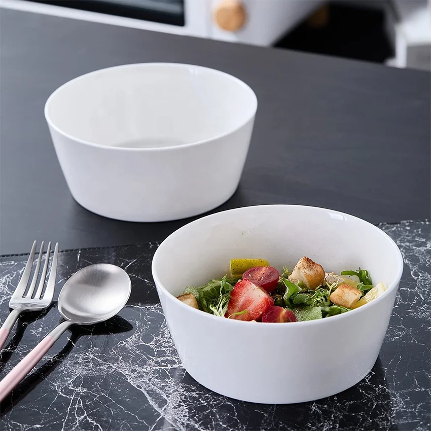 white New bone china dinnerware china bone plates bowls super Wholesale ceramics Store sale white ceramics dinnerware