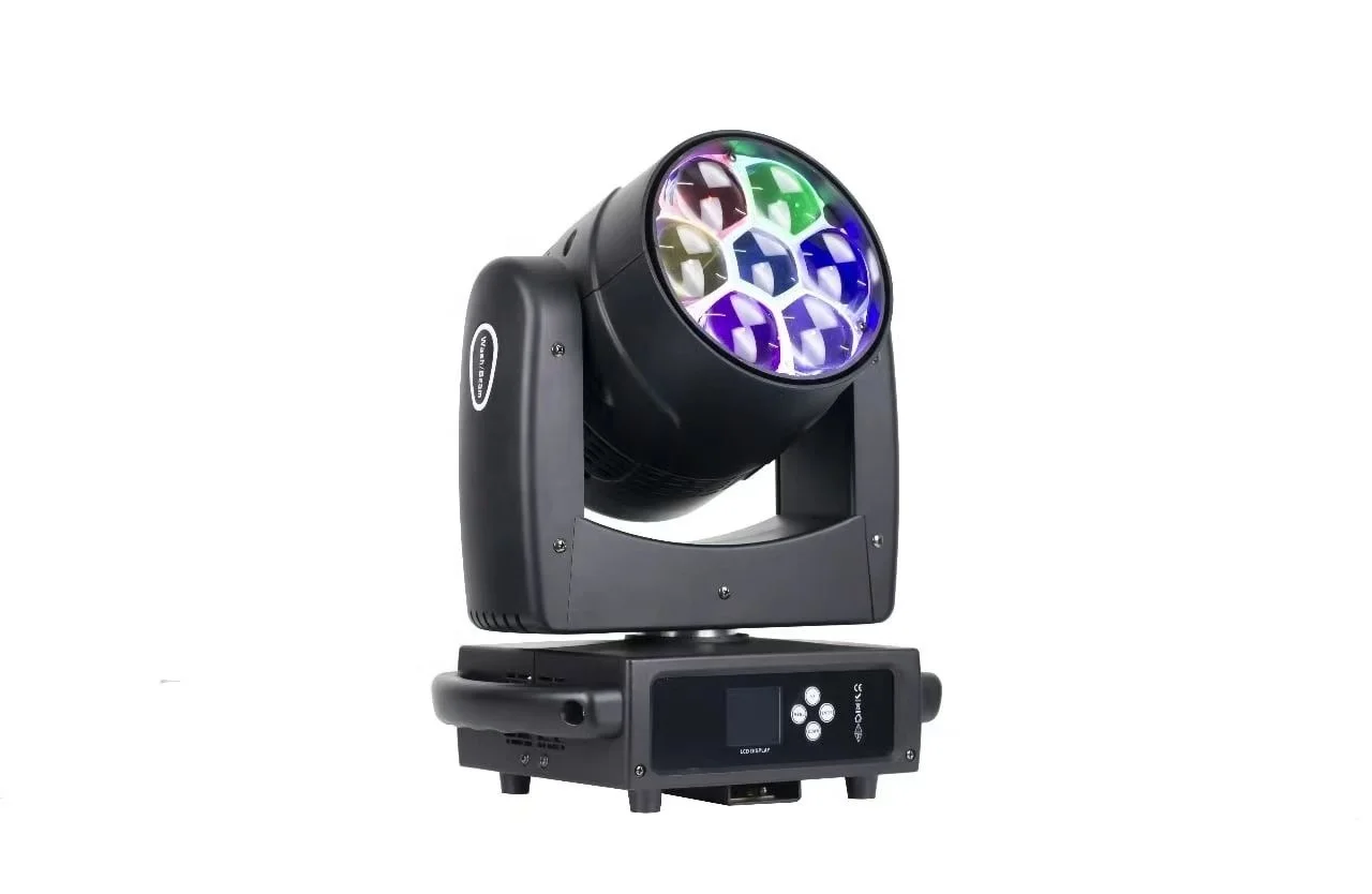 7x40W RGBW Zoom Wash LED Moving Head Light