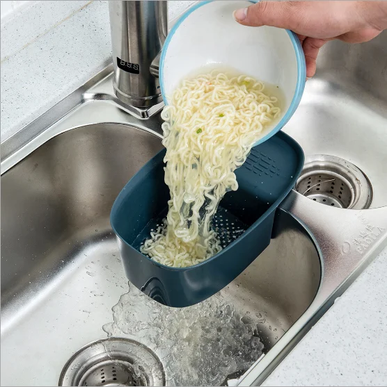 Breathtaking Food Grade Plastic Sink Colander Basket Strainer for Washing Vegetable Fruit Colander & Draining Pasta