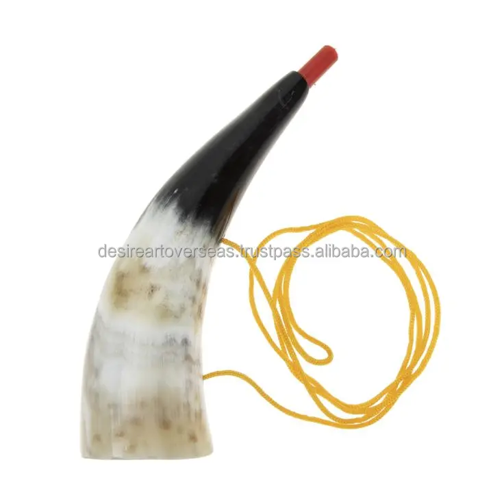 Indian Blowing Horn Handcrafted Buffalo Drinking Horn Vikings Authentic Polished Viking Sound Horn