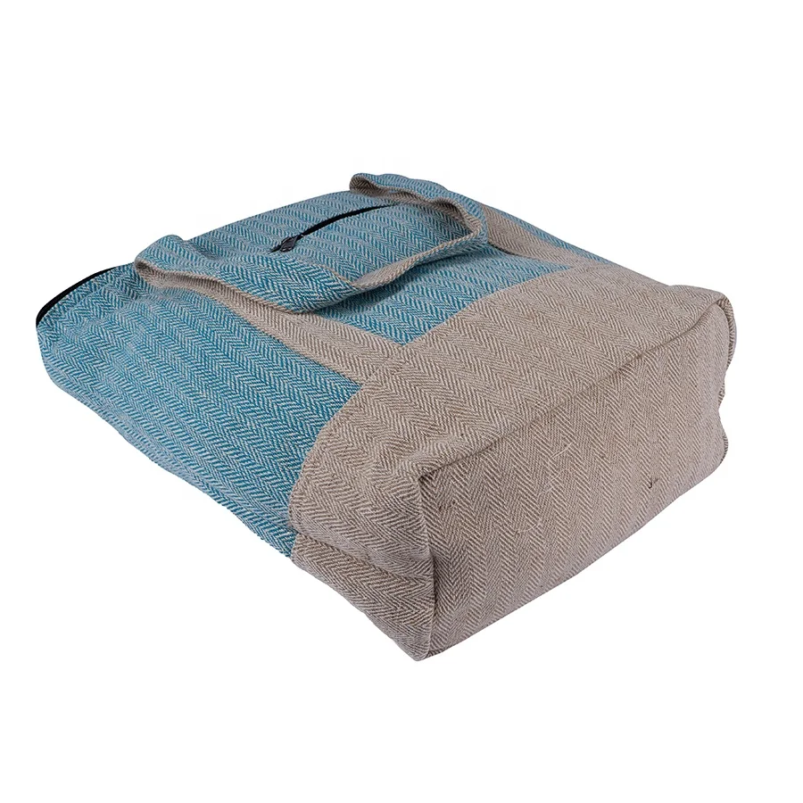 Tote Bag Weaving patterns Fabric Custom Made 2021 Trendy Fashionable Ladies Tote Bag-mummy Tote Bag-cotton/linen