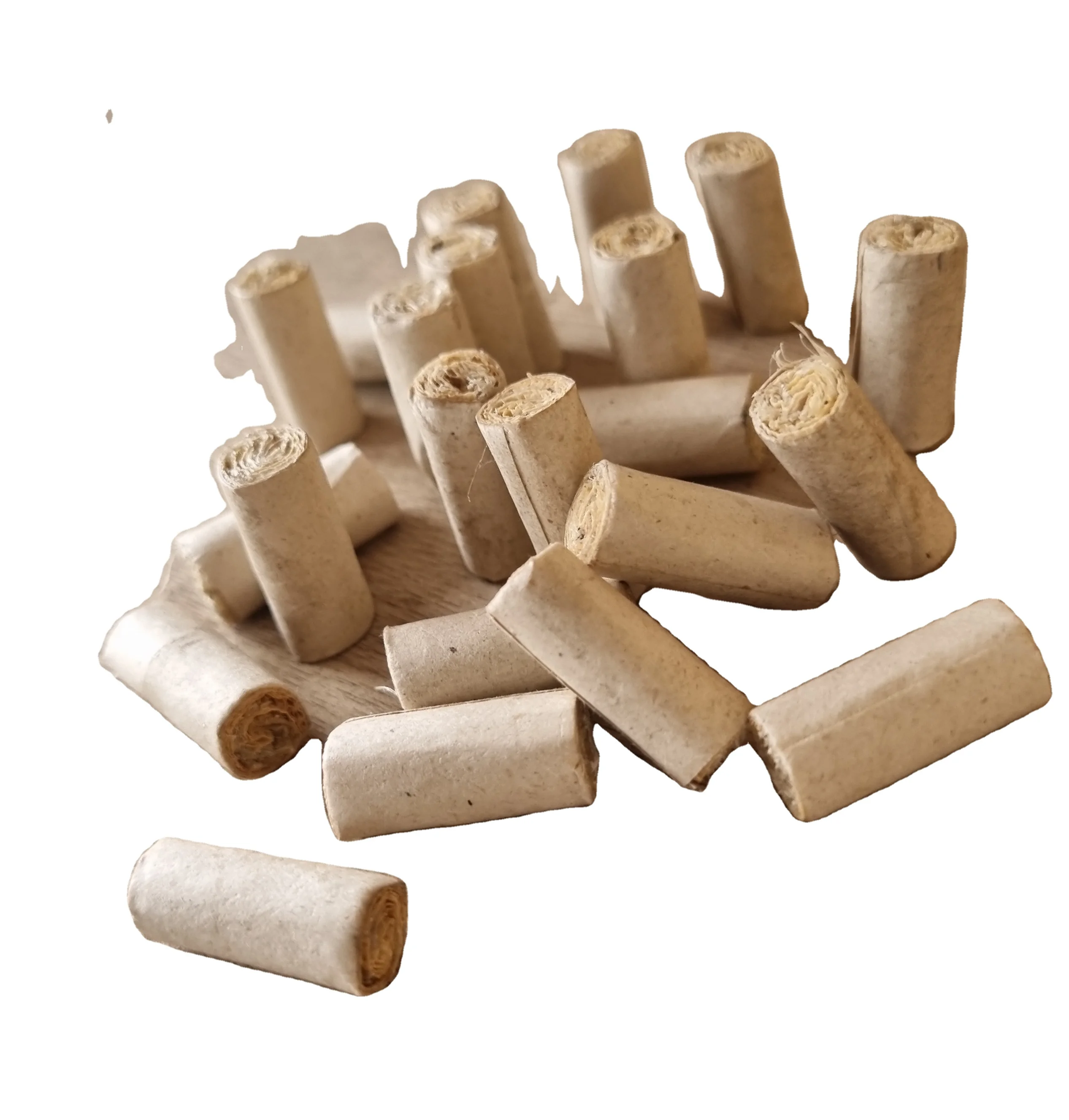 OEM Filter tips for Ccordia and tendu rolled leaf Bulk Corn husk filters tips all the sizes Multi color hand rolled bulk