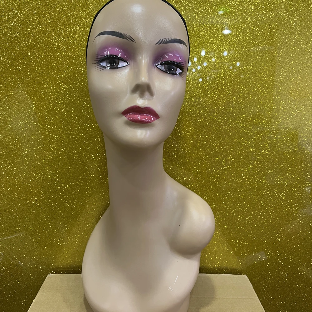 Training Mannequin Head, Head Display Styling Mannequin Manikin Wig head Stands