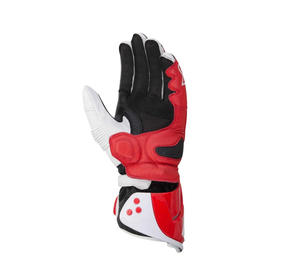Black plush windproof waterproof non-slip touchscreen custom full finger warm cycling gloves 2024