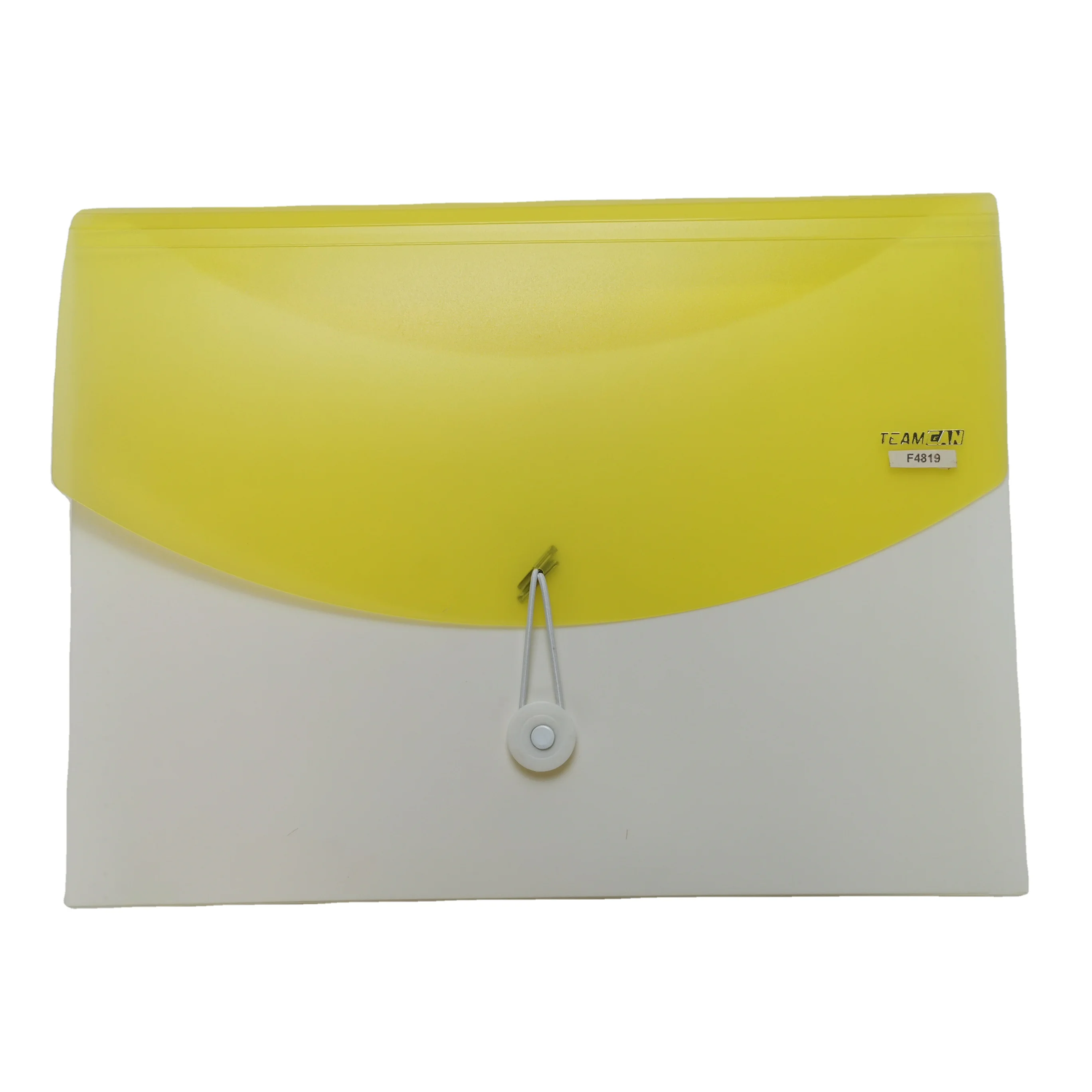 OEM канцелярский файл Резиновая лента Кнопка Сумка для документов 12 карманов расширяющийся бумажник PP расширяющийся файл