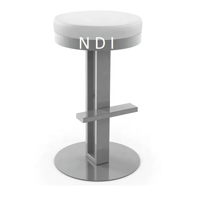 Apartment & Villa Furniture Decorative Bedroom Or Dining Room Sitting Used Black Powder Coated Shiny Finishing Sitting Stool