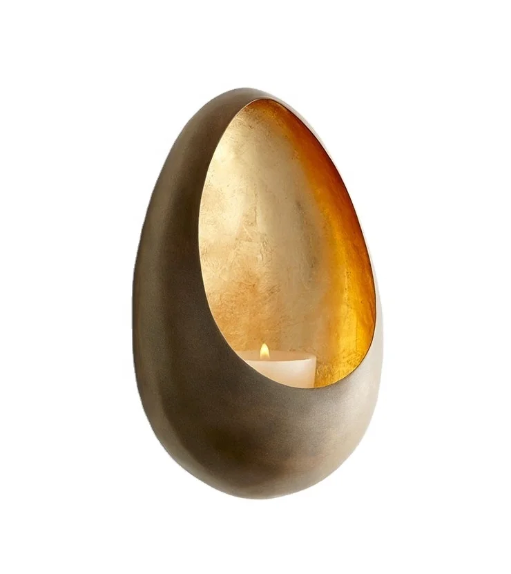 Tear Drop Hanging egg shape Tea Light candle holder home wedding