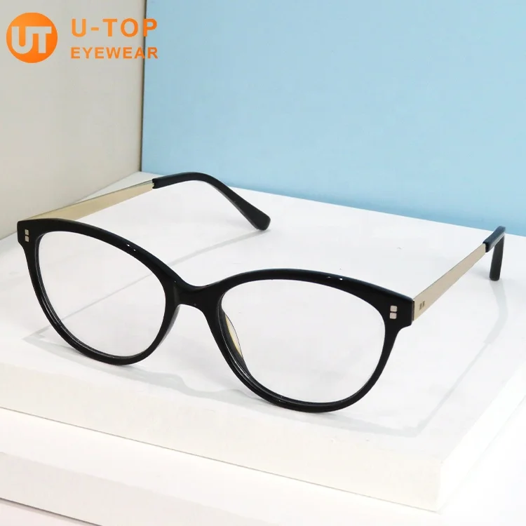 Utop винтажные кошачий глаз модные дизайнерские новые оправы для очков очки ацетатные оптические