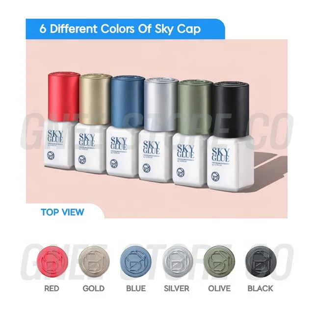 Sky Glue S+ Fast Dry Long Lasting Eyelash Extension Sky Eyelash Glue Adhesive 5ml Korea Sky Lash Glue Adhesive Eyelash Extension
