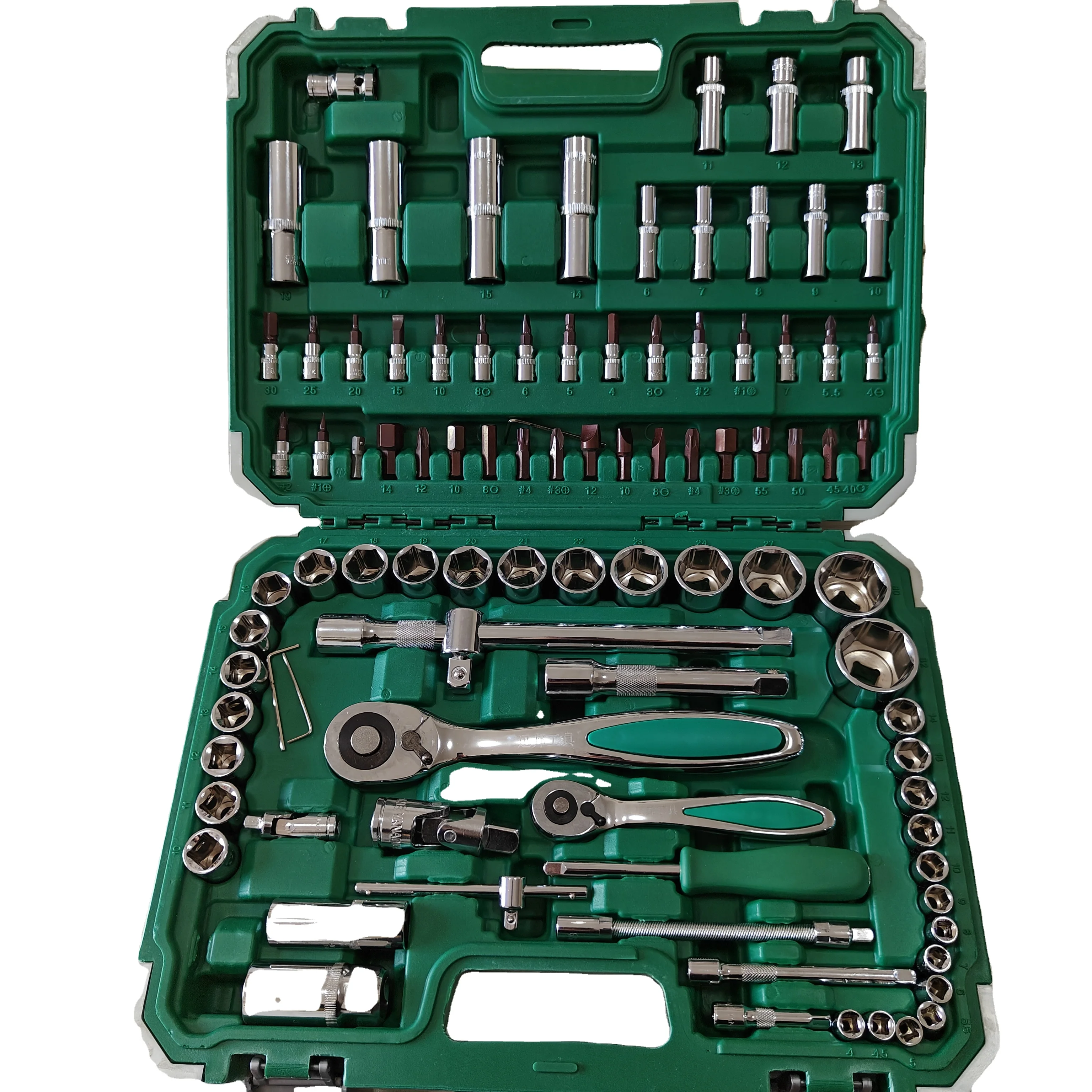 94 Pcs Socket Set With Plastic Box For Auto Repair Hand Tool Sets
