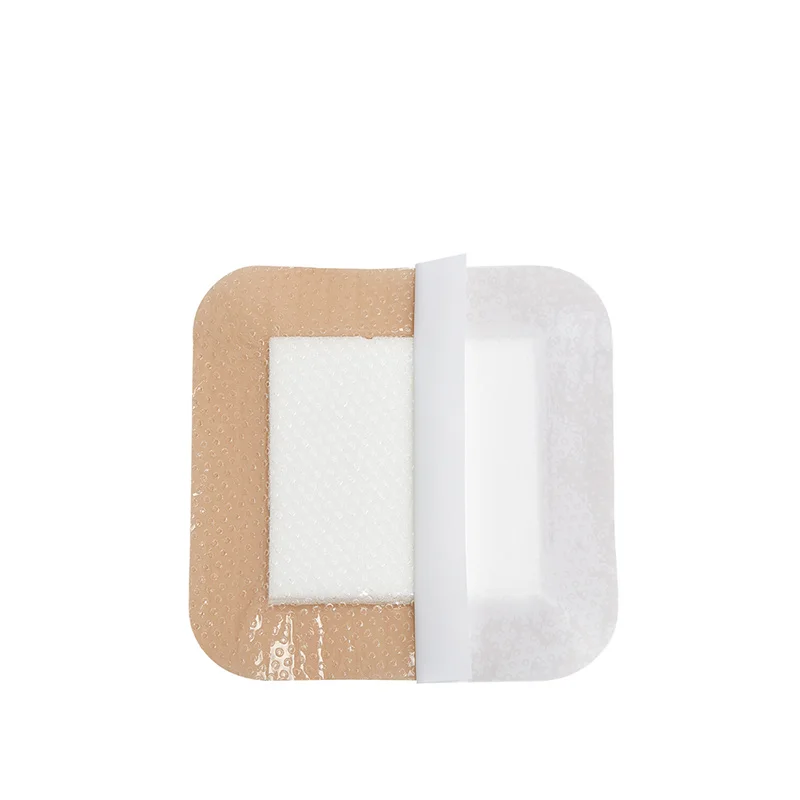 Best selling in August 2022 waterproof soft pu silicone foam dressing with border or without border