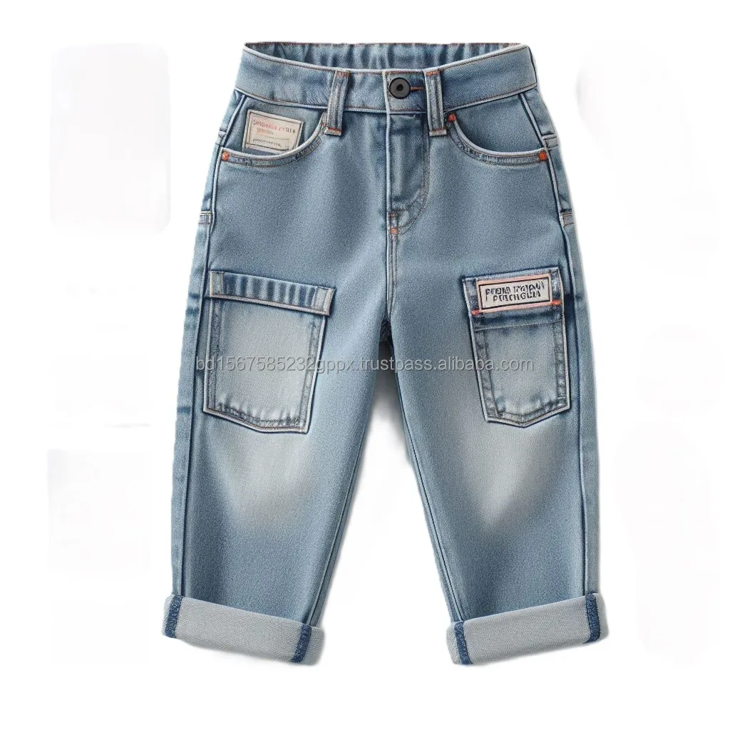 Джинсы для девочек высшего качества из хлопка