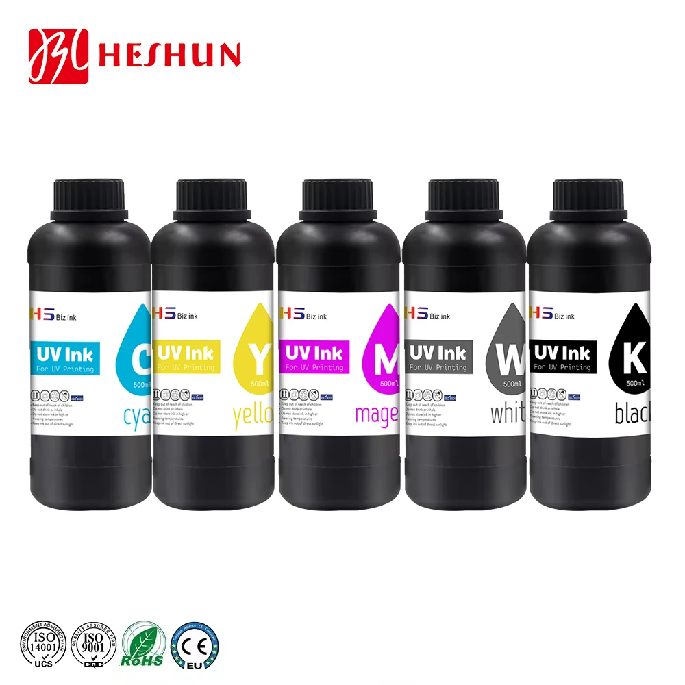 HS high quality LUS-120 mimaki Universal UV ink for SIJ-320/UCJV300/JFX200/JFX500/UJF3042MKII/UJF-A3MKII/UJV55/UJV500 printer