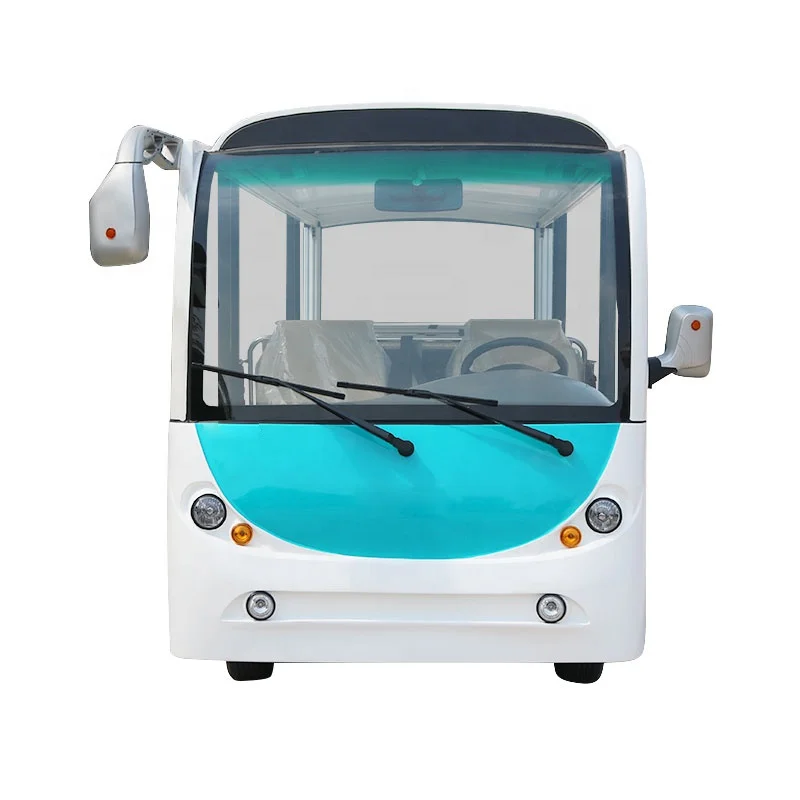 Factory New Electric 14 Passengers Sightseeing Bus With Air Conditioning Sightseeing Bus Mini Vehicle