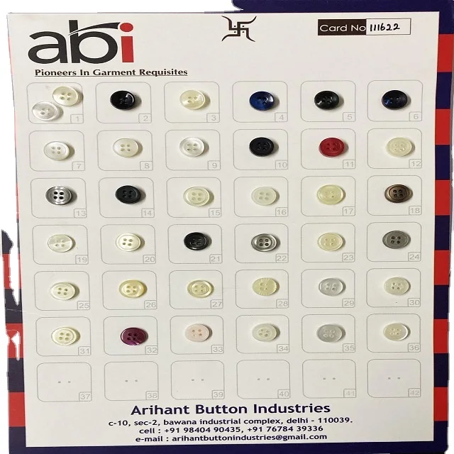 High Quality round Usage Buttons for Garments Shirts and Jeans button for Indian Manufacturers