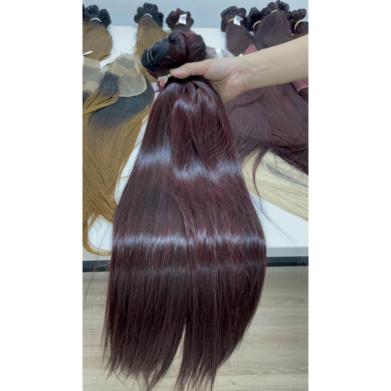 MH Trust 100% Vietnamese Human Hair Weft Extensions Hot Selling Wave Style Bundle Virgin Raw Hair for Braiding HD Lace