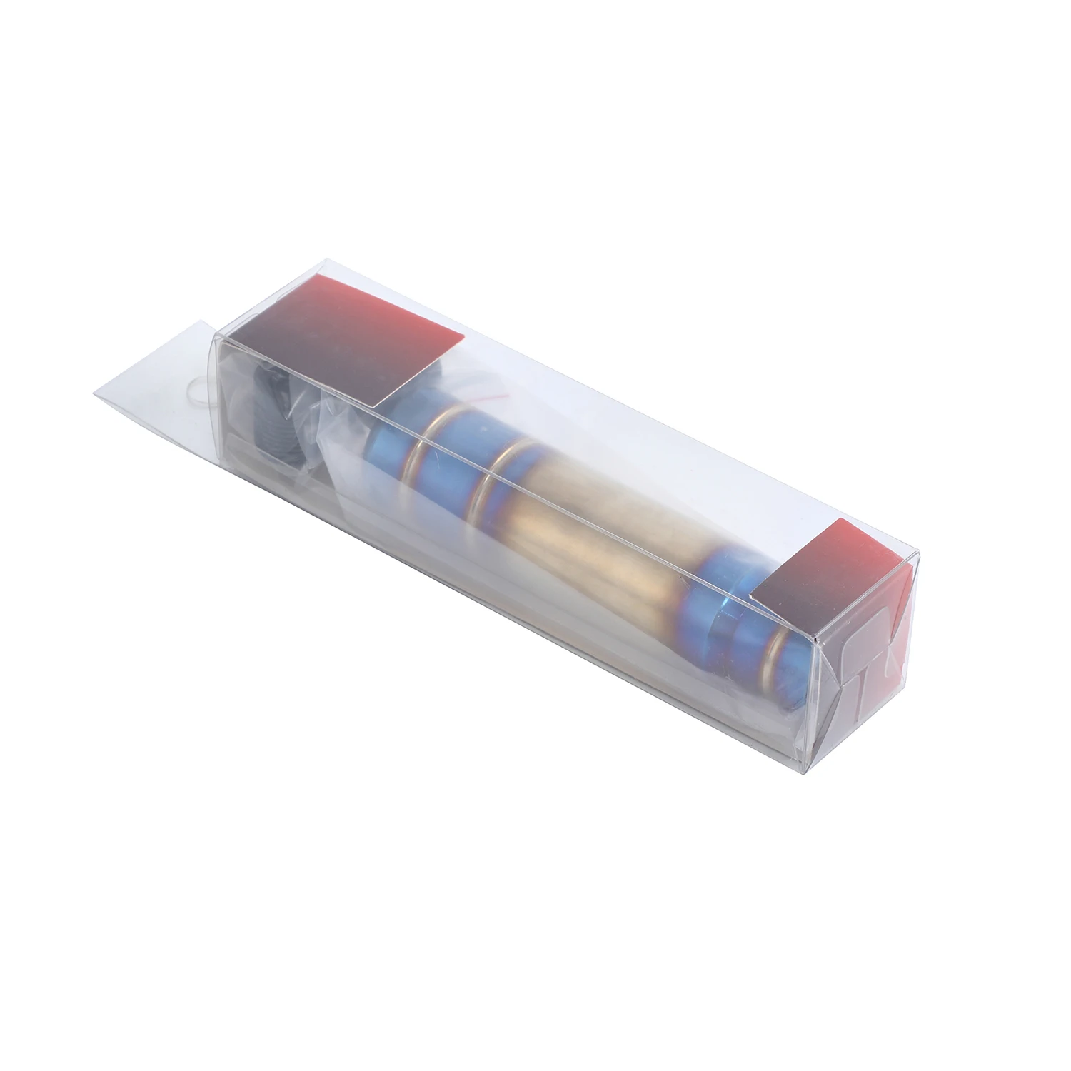 Universal Car Gold Aluminum Burnt Blue Style 18cm Shift Knob Shifter Lever Head