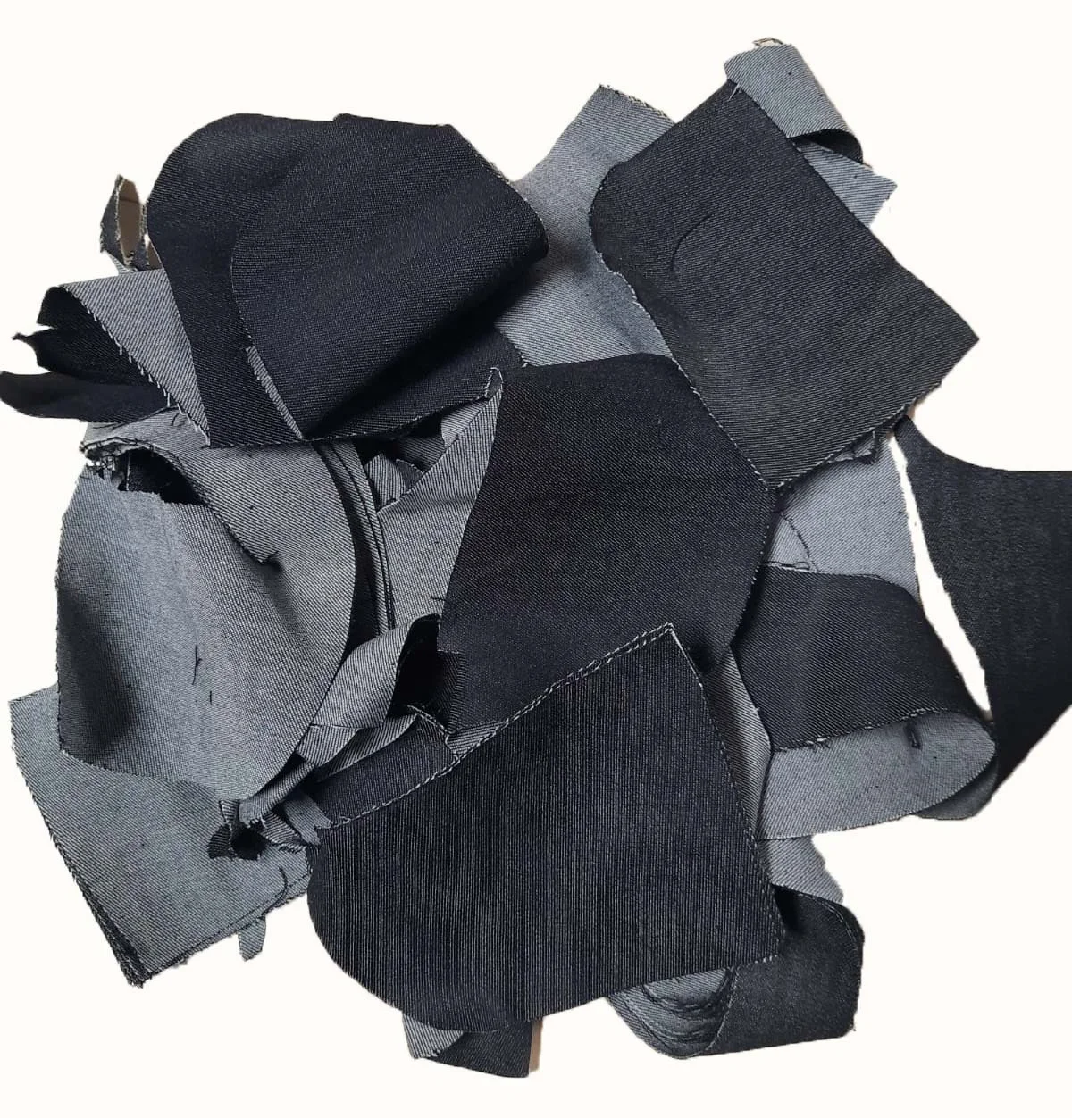 Лучшее качество чистые отходы из джинсовой ткани