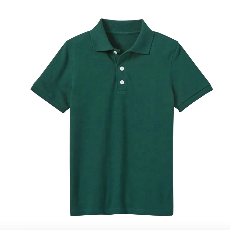 New 2024 custom design embroider logo and colours boys and girls school uniform polo shirts