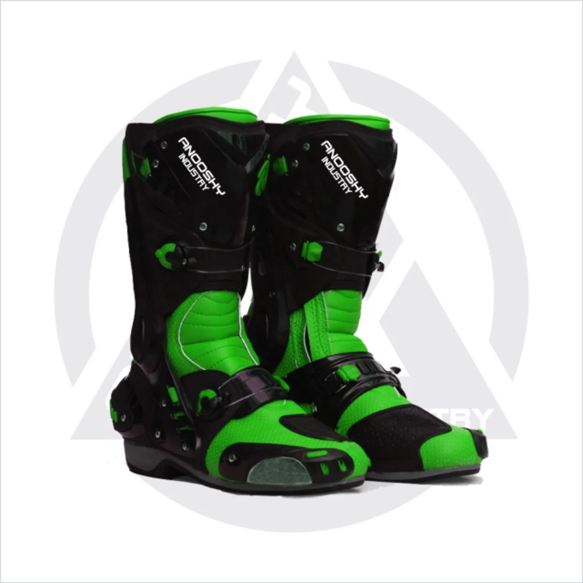 Fully Custom Motorbike Leather Shoes Racing Wear with Protection Design and Logo Plus Size OEM Demand