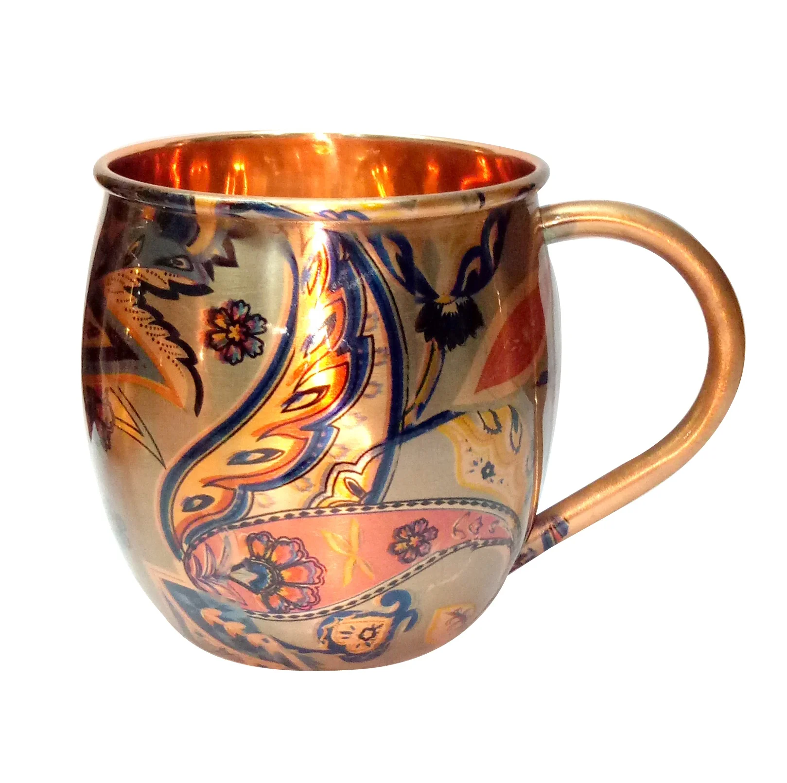 Home Decorative Top Sell Unique Design New Stylish High Quality Indian Handicraft Item Copper Water Bottle Drinking Mug Durable