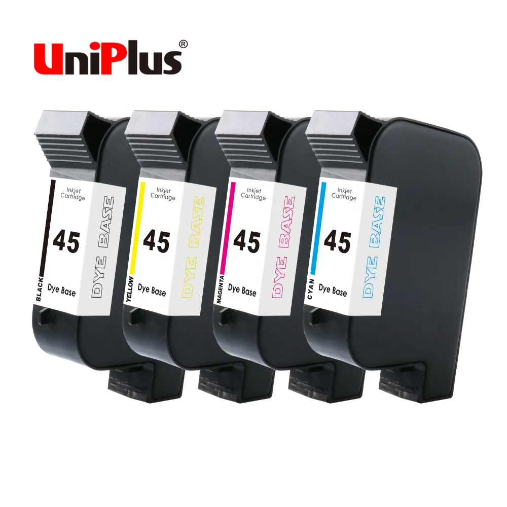 Factory direct wholesale 51645A compatible for hp 45 Black ink cartridge CAD inkjet plotter for thermal inkjet printer