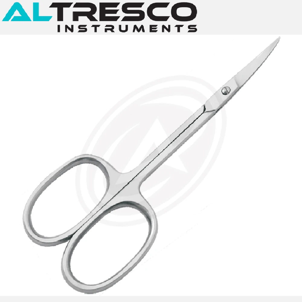 Long handle Toe Nail scissors (Stainless Steel) Angled Blades