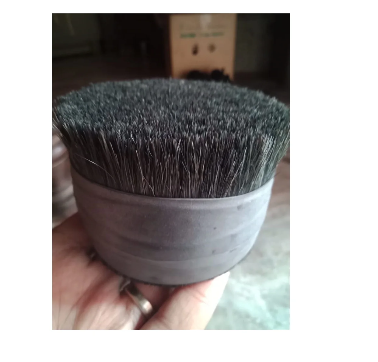 Natural Black rad and white. Color 30-50cm Single Drawn COW Mane hair and Manufacturer of Cow Buffalo Tail Hair Natural Cattle