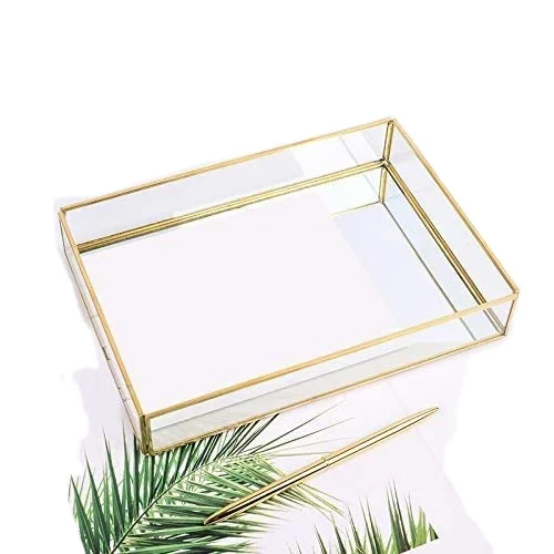 Набор латунных сервировочных лотков для ресторана, роскошный декоративный поднос из розового золота, латуни, металла, латуни