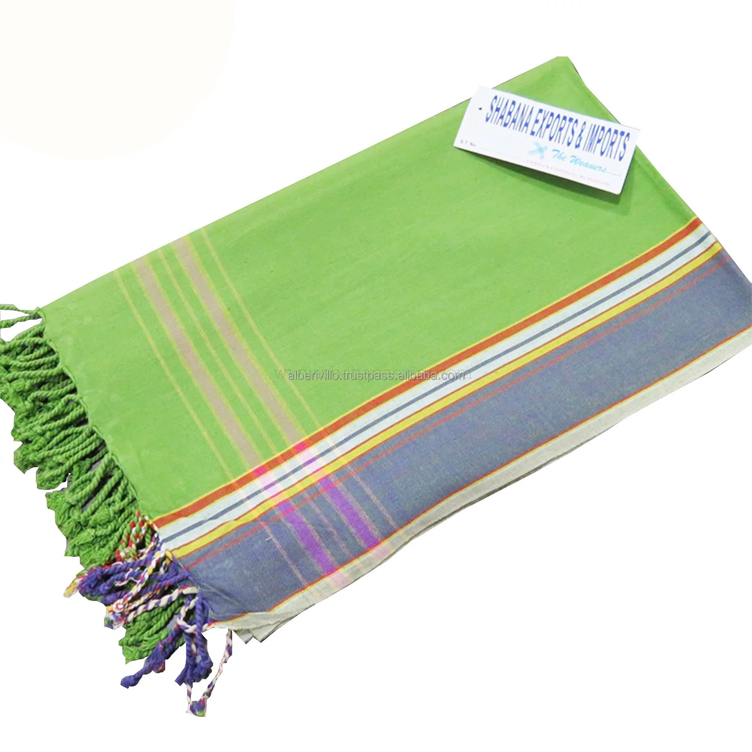 Different Sizes Luxury Kenyan  Golf Sarong Kikoy Beach Towels kikoy Fabric Beach Pareo Towel Kenyan For Adults With High Quality