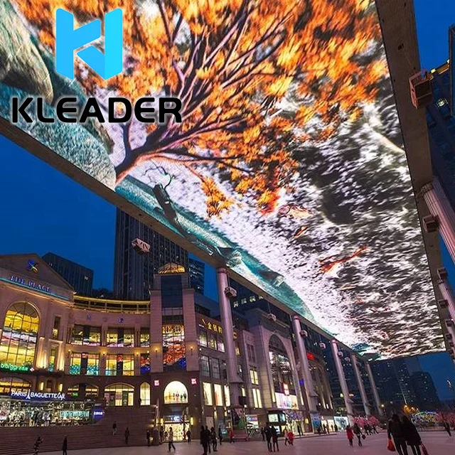 Sky Led Screens 3D Hologram Display Projection Video Content Animation Source Projector Screen Sky Indoor For Malls And Museums
