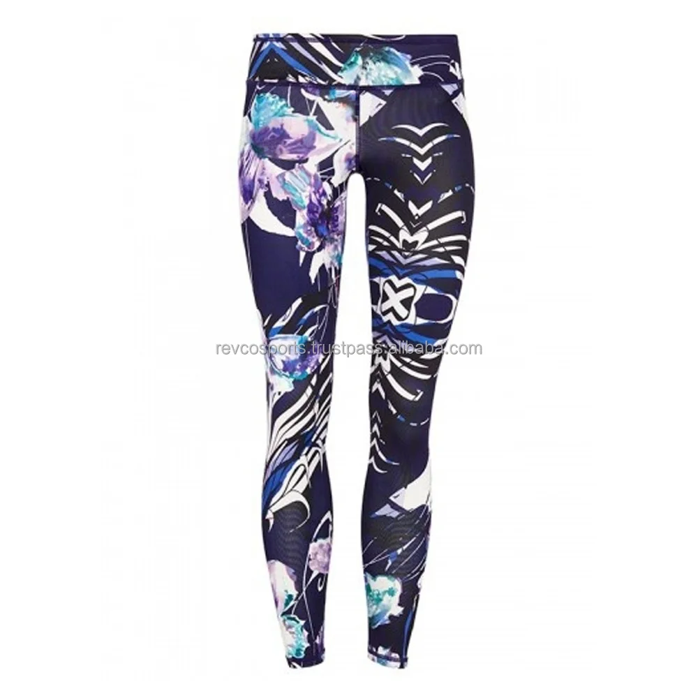 Fully Sublimation printed women yoga leggings workout leggings for girls warm leggings for ladies gym tights