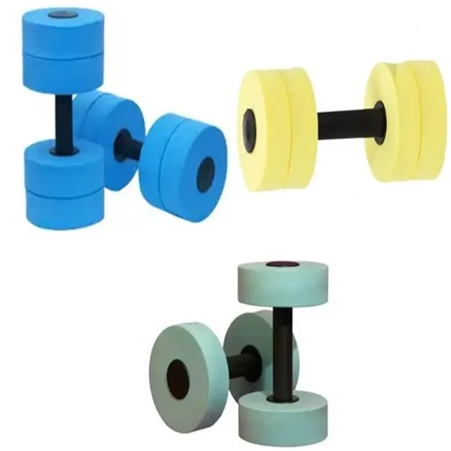 Portable Floating Dumbbell Premium Quality EVA Material with ABS Pipe and NBR Hand Grip for Swim Training