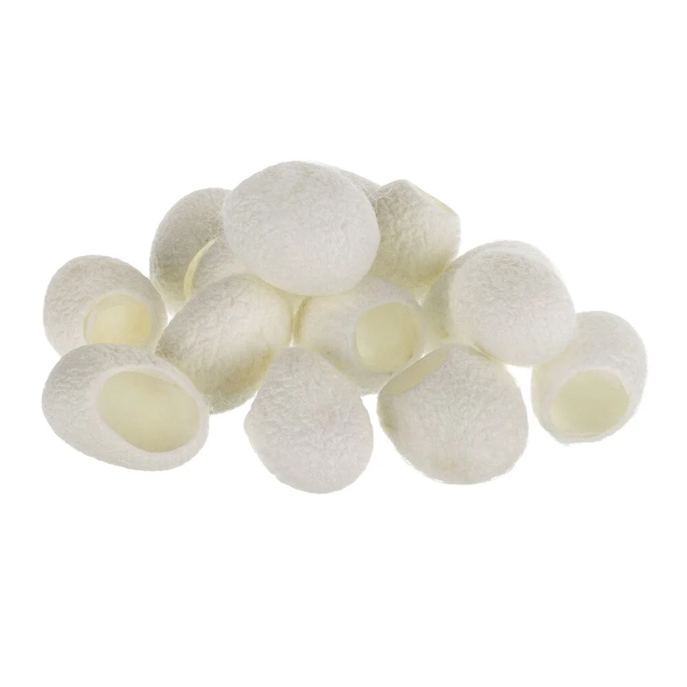 NATURAL CUT WHITE SILKWORM COCOON FOR FACE CLEANING CHEAP PRICE/CLEANED NATURAL SILKWORM COCOON FOR YARN FROM VIETNAM