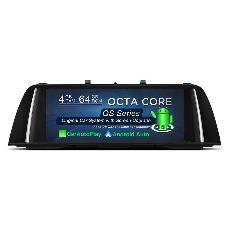 10.25 inch Car Video Android Radio Player with Dual Wi-Fi Band Connection Steering Wheel Control i Drive System Retained for BMW
