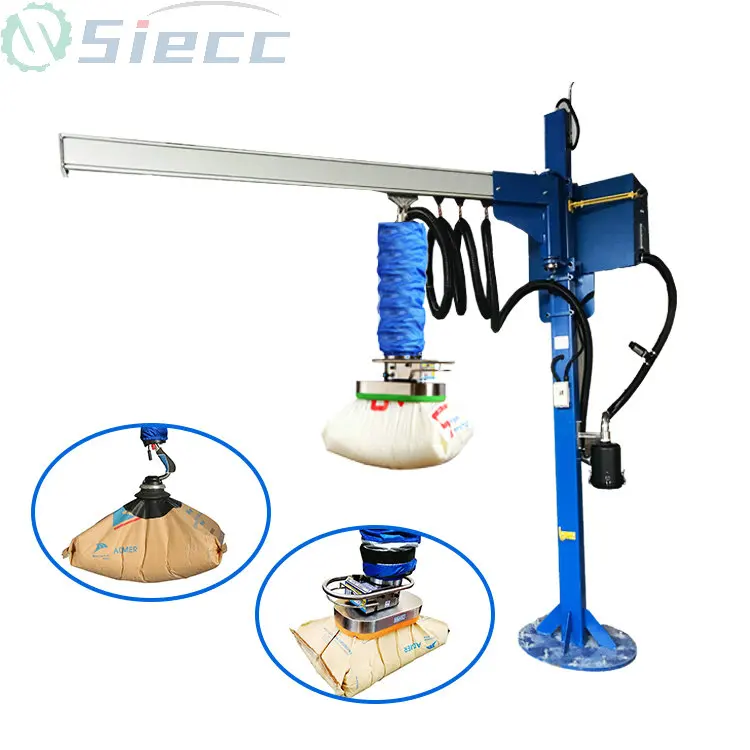 with suction cup lift carton carry plastic bags sheet metal lifting device vacuum lifter for cartons