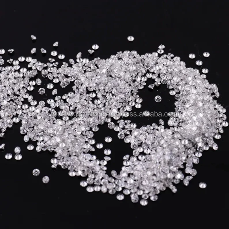 CVD HPHT Lab Made Lab Grown 1.2 To 1.7 MM VS VVS D Color Purity  Melee Synthetic Loose Diamonds At Best Price