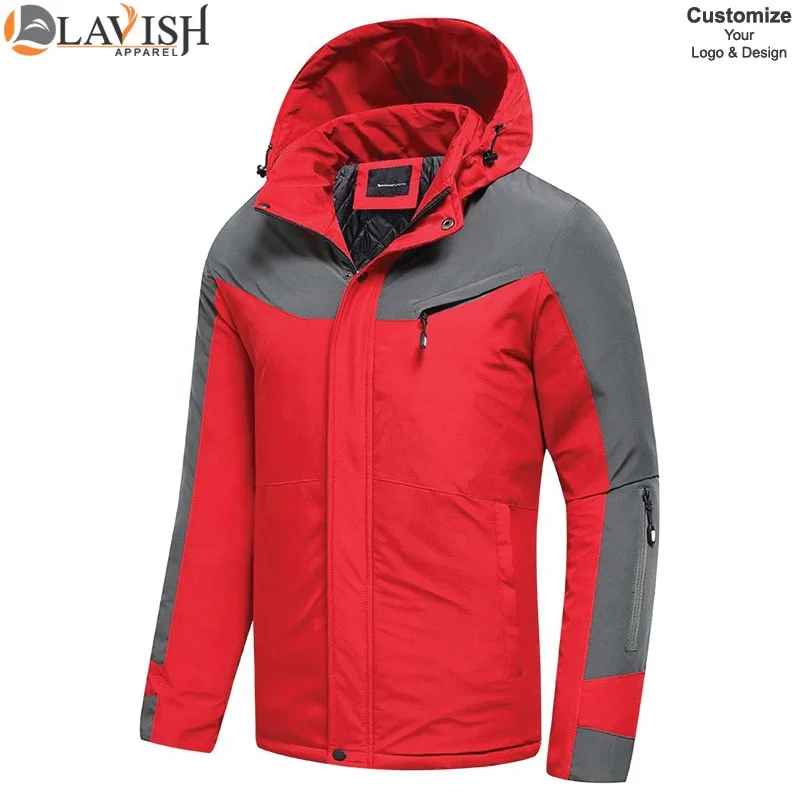 Мужская Теплая Лыжная куртка с капюшоном повседневная Водонепроницаемая уличная Классическая из хлопка 4XL весна-осень 2021