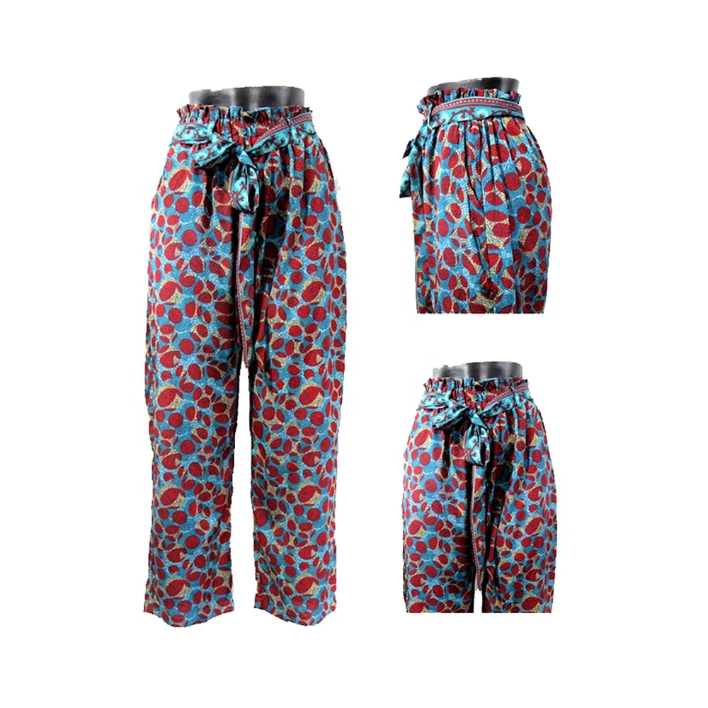 Abstract Design Printed Trendy Wear Ladies Pants Casual Wear Pants For Holiday At Wholesale Price From Indian Supplier